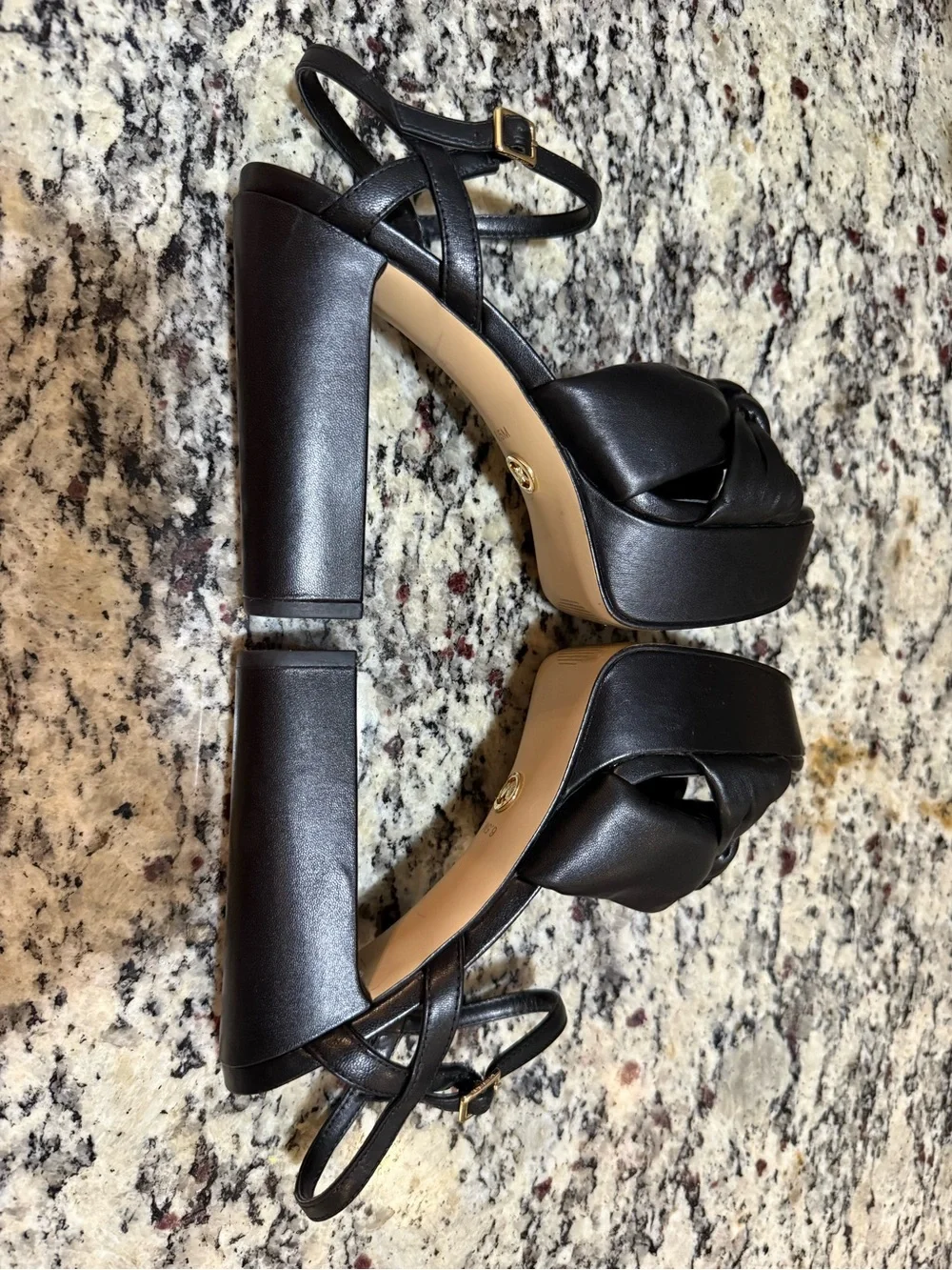 Michael Kors Josie Ankle Strap Platform Sandal 6.5